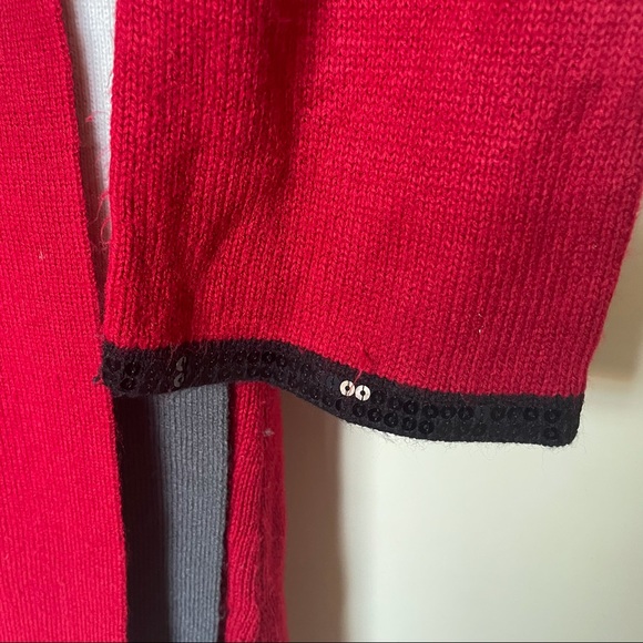 Style & Co Red color block sparkly sweater dress - Picture 4 of 6